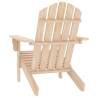 Garden Adirondack Chair - Solid Fir Wood Comfort