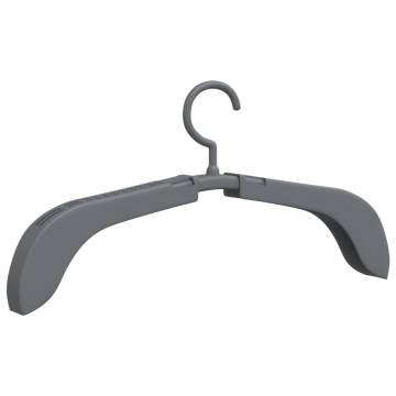 Extendable Clothes Hangers (5 pcs) - Grey - Space-Saving Design