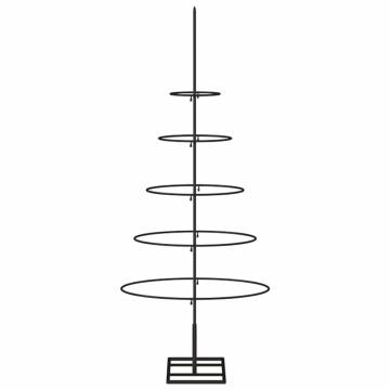 Metal Christmas Tree for Decoration - Black 90 cm | HipoMarket