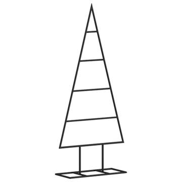 Black Metal Christmas Tree - 60 cm Modern DIY Decoration