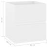 Sink Cabinet White 41x38.5x45 cm - Stylish Storage Solution