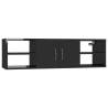 High Gloss Black Wall Shelf - Stylish & Practical Storage