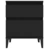 Stylish Black Bedside Cabinets - 2 pcs | HipoMarket