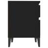 Stylish Black Bedside Cabinets - 2 pcs | HipoMarket