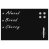 Wall Mounted Magnetic Blackboard Glass 60x40 cm - Hipomarket UK