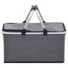 Foldable Cool Bag Grey 46x27x23 cm - Durable & Lightweight