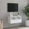 TV Wall Cabinet White - Space-Saving Solution | HipoMarket