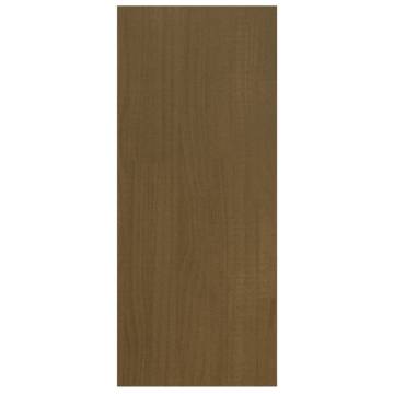 Honey Brown Book Cabinet Room Divider - 100x30x71.5 cm