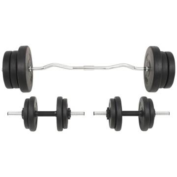 Barbell and Dumbbell Set 60 kg - Versatile Home Gym Weights