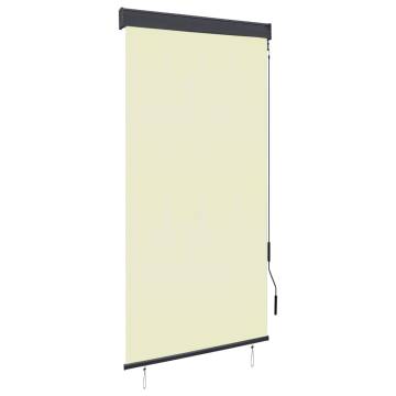 Outdoor Roller Blind 80x250 cm Cream - Stylish & Functional Shade