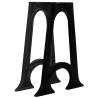 Dining Table Legs 2 pcs with Arched Base A-Frame Cast Iron Quantity in Package 2 Shape a-frame with arched bottom Type of furniture dining table Number of 