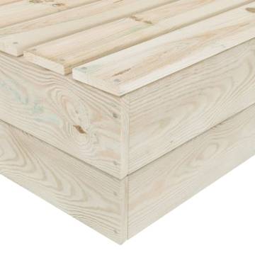 Sectional Pallet Middle Sofa | Impregnated Spruce Wood