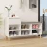 Shoe Cabinet White 102x36x60 cm Engineered Wood Colour white Quantity in Package 1 Number of Number of shelves 