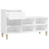 Elegant White Shoe Cabinet - 102x36x60 cm | HipoMarket