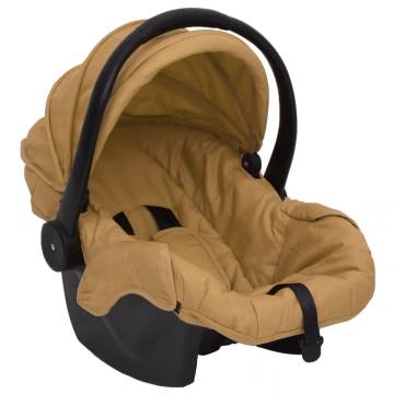 Baby Car Seat Taupe - Safe & Comfortable Travel | HipoMarket