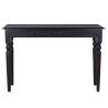 Light Black Console Table 110x30x75 cm - Solid Mahogany