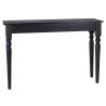 Light Black Console Table 110x30x75 cm - Solid Mahogany