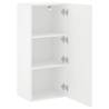 White TV Wall Cabinet - 40.5x30x90 cm | HipoMarket UK