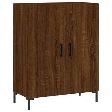 Elegant Brown Oak Highboard - 69.5x34x180 cm | HipoMarket