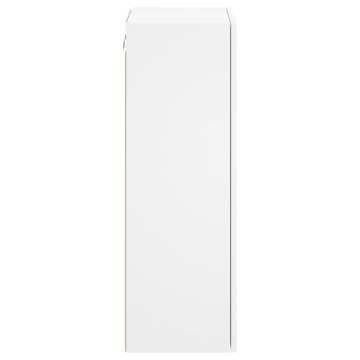 White TV Wall Cabinet - 40.5x30x90 cm | HipoMarket UK