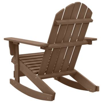 Garden Rocking Chair - Vintage Wooden Design | HipoMarket