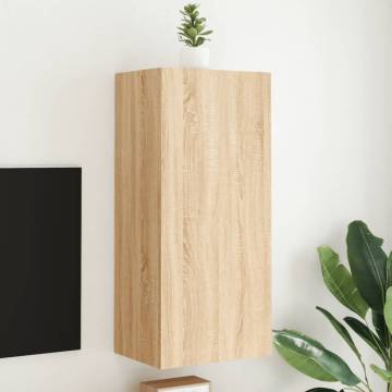 TV Wall Cabinet Sonoma Oak - Stylish & Space-Saving Design