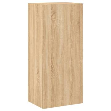 TV Wall Cabinet Sonoma Oak - Stylish & Space-Saving Design