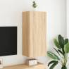 TV Wall Cabinet Sonoma Oak - Stylish & Space-Saving Design