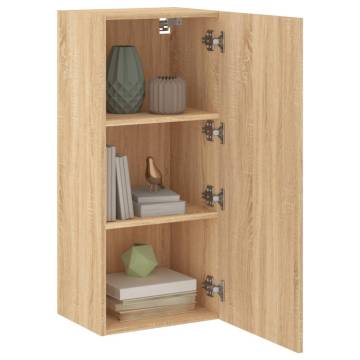 TV Wall Cabinet Sonoma Oak - Stylish & Space-Saving Design