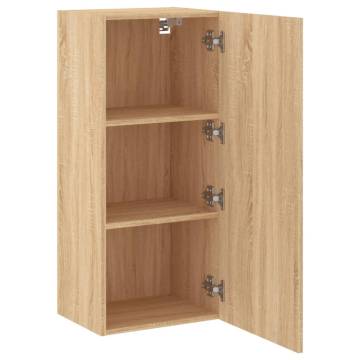 TV Wall Cabinet Sonoma Oak - Stylish & Space-Saving Design