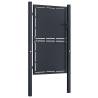 Durable Anthracite Steel Garden Gate - 100x200 cm | HipoMarket