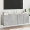 TV Cabinets Wall-mounted 2 pcs Concrete Grey 60x30x41 cm Colour concrete grey Quantity in Package 2 Width 60 cm 