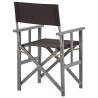 Stylish Director's Chairs 2 pcs - Solid Acacia Wood | Hipo Market