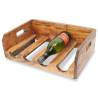 4 pcs Wine Racks for 16 Bottles | Solid Reclaimed Wood