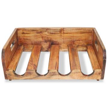 4 pcs Wine Racks for 16 Bottles | Solid Reclaimed Wood