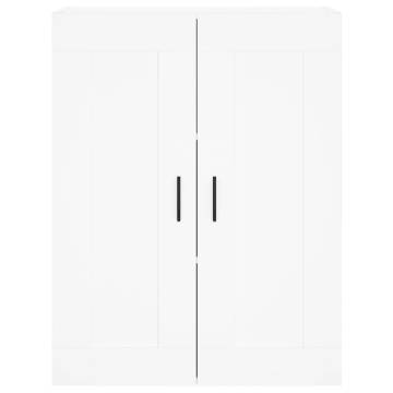 Stylish Highboard White 69.5x34x180 cm - Durable & Elegant