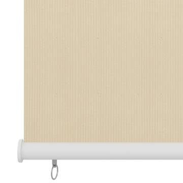 Outdoor Roller Blind Cream 60x230 cm – Privacy & UV Protection