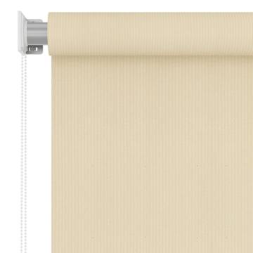 Outdoor Roller Blind Cream 60x230 cm – Privacy & UV Protection