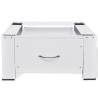 White Washing Machine Pedestal with Drawer - HipoMarket