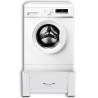 White Washing Machine Pedestal with Drawer - HipoMarket