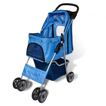 Dog Stroller 15 kg Blue | Lightweight & Durable Pet Stroller