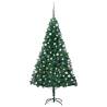 Artificial Pre-lit Christmas Tree with Ball Set - 120 cm Green