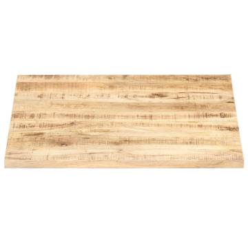 Solid Mango Wood Table Top 70x70 cm | Durable & Rustic Design