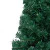 Artificial Pre-lit Christmas Tree with Balls - 210 cm Green