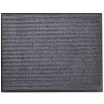 PVC Door Mats (2 pcs) Grey 90x60 cm - Hygienic & Durable