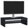 High Gloss Black Monitor Stand - 42x24x13 cm | HipoMarket