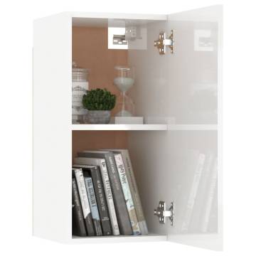 High Gloss White TV Cabinet - Stylish & Practical | HipoMarket