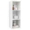 Stylish Wall-Mounted TV Cabinet in White - 37x37x107 cm