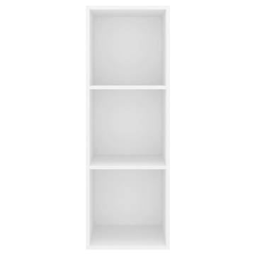 Stylish Wall-Mounted TV Cabinet in White - 37x37x107 cm