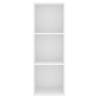 Stylish Wall-Mounted TV Cabinet in White - 37x37x107 cm